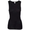IRIS ULL SILKE SINGLETT KORT ARM - SVART -Undertoy Salgsbutikk 1778108 singlet ullsilke