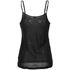 PURE SILK TRØYE MED TYNN STROPP - SVART -Undertoy Salgsbutikk 1789135 camisole silketroye