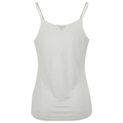 PURE SILK TRØYE MED TYNN STROPP - KREMHVIT -Undertoy Salgsbutikk 1789139 lady avenue camisole singlet lysegra