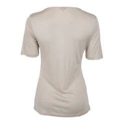 PURE SILK T-SKJORTE - BEIGE -Undertoy Salgsbutikk 1789159 pure silk t skjorte