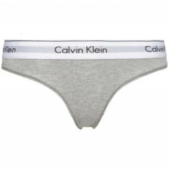 Calvin Klein STRING TRUSE - GRÅ