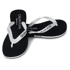 Calvin Klein SANDALER - SVART OG HVIT