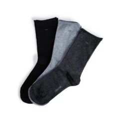Calvin Klein 3 PK SOKKER - GRÅ