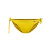 TREKANT BIKINI TRUSE MED KNYTING - GUL