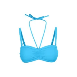 BANDEAU BIKINI OVERDEL - BLÅ