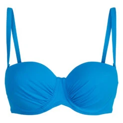 BALCONETTE BIKINI OVERDEL - BLÅ