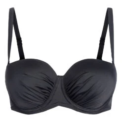 BALCONETTE BIKINI OVERDEL - SVART