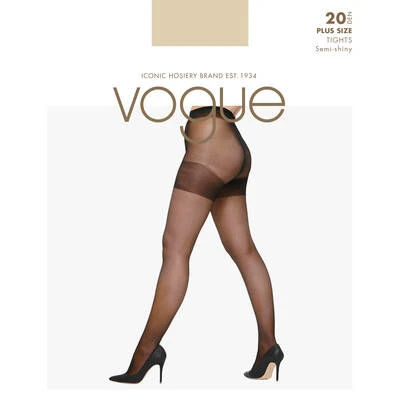 Vogue PLUS SIZE 20DEN - SVART 3 Vogue PLUS SIZE 20DEN - SVART