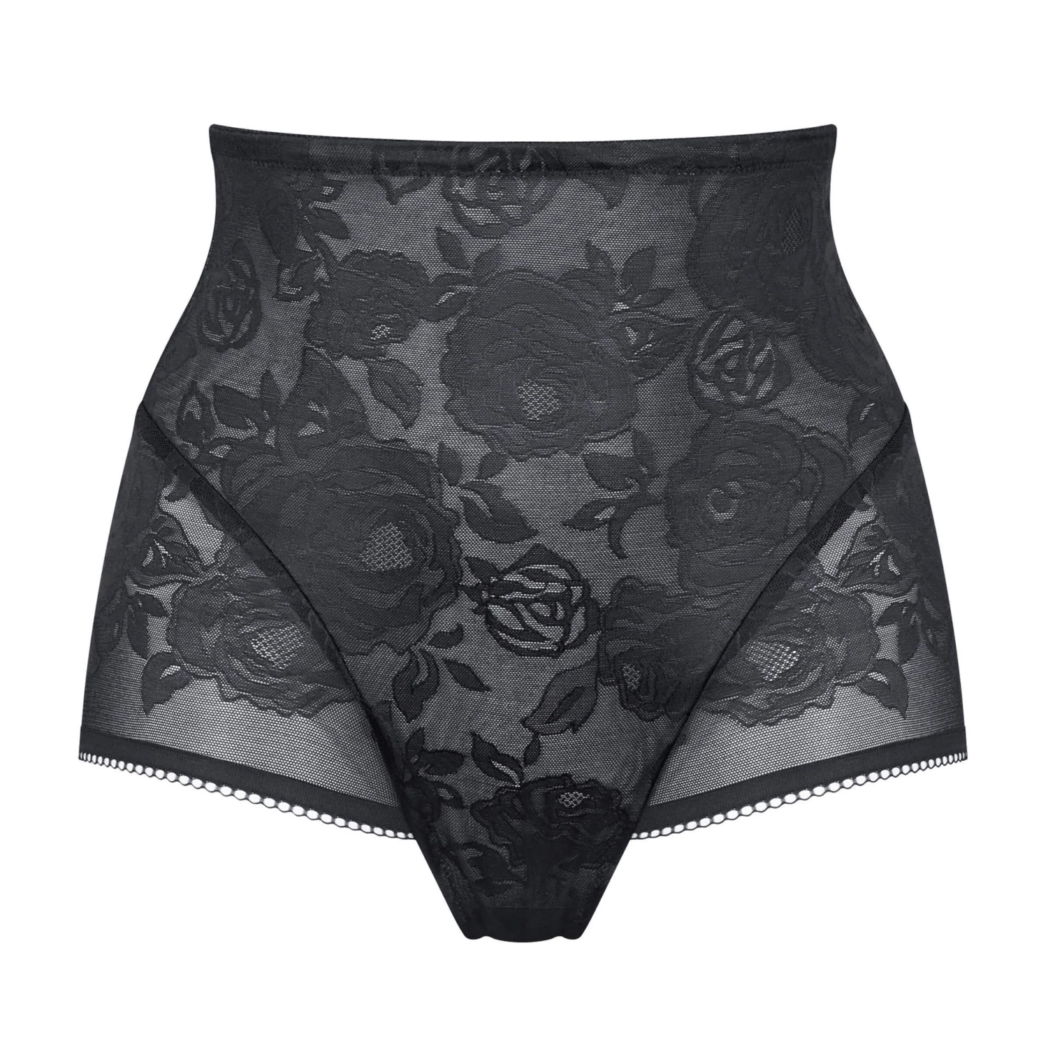 Triumph WILD ROSE SANSATION HIGHWAIST PANTY - SVART 6 Triumph WILD ROSE SANSATION HIGHWAIST PANTY - SVART - Bilde 4