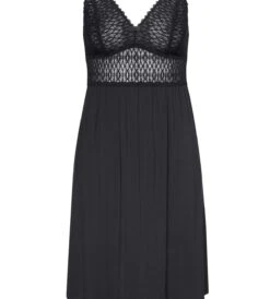 Triumph AURA NATTKJOLE - SVART -Undertoy Salgsbutikk 2280000 nattkjole kort