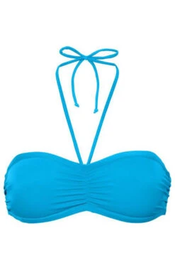 BANDEAU BIKINI OVERDEL - BLÅ -Undertoy Salgsbutikk 2509273 damella bandeau bikini turkis