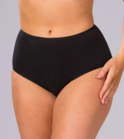 2 PK MIDI TRUSE BAMBUS - SVART