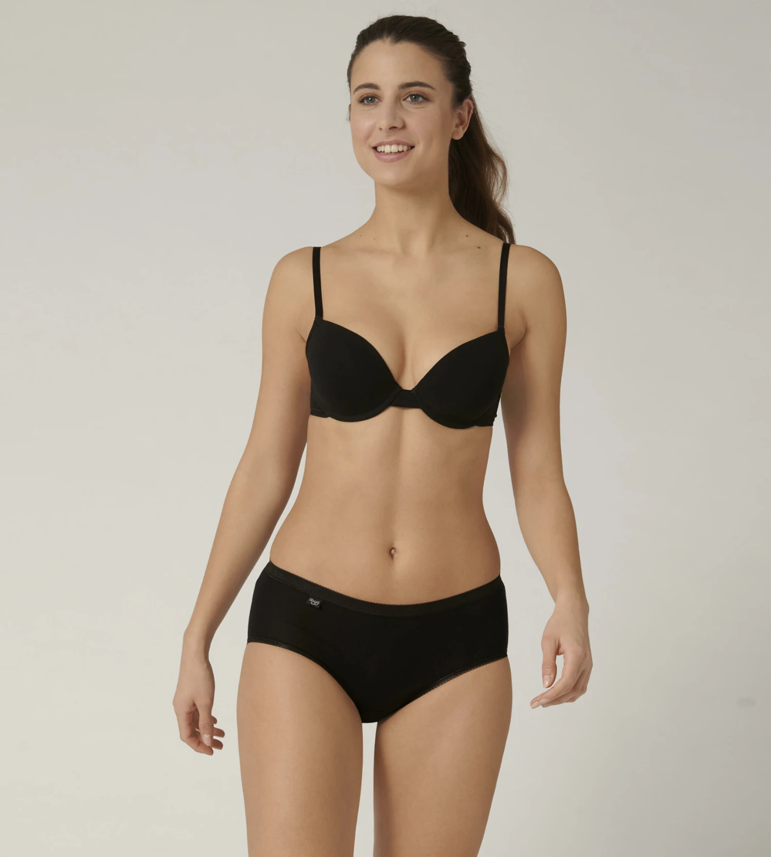 Sloggi BASIC+ MIDI TRUSE - SVART 5 Sloggi BASIC+ MIDI TRUSE - SVART - Bilde 3