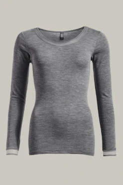 ULL TRØYE LANG ARM - GRÅ -Undertoy Salgsbutikk 2752841 femilet ulltroye lang arm