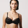 Chantelle PARISIAN ALLURE SPILE BH - SVART -Undertoy Salgsbutikk 3686492 parisian allure unlined plunge bh