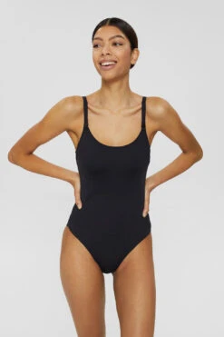 ESPRIT BADEDRAKT UTEN VATTERING OG MED SPILER - SVART