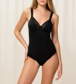 Triumph MODERN LACE COTTON BODY - SVART