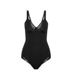 Triumph MODERN LACE COTTON BODY - SVART -Undertoy Salgsbutikk 3942529 modern lace cotton body svart
