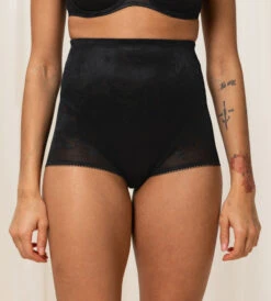 Triumph WILD ROSE SANSATION HIGHWAIST PANTY - SVART