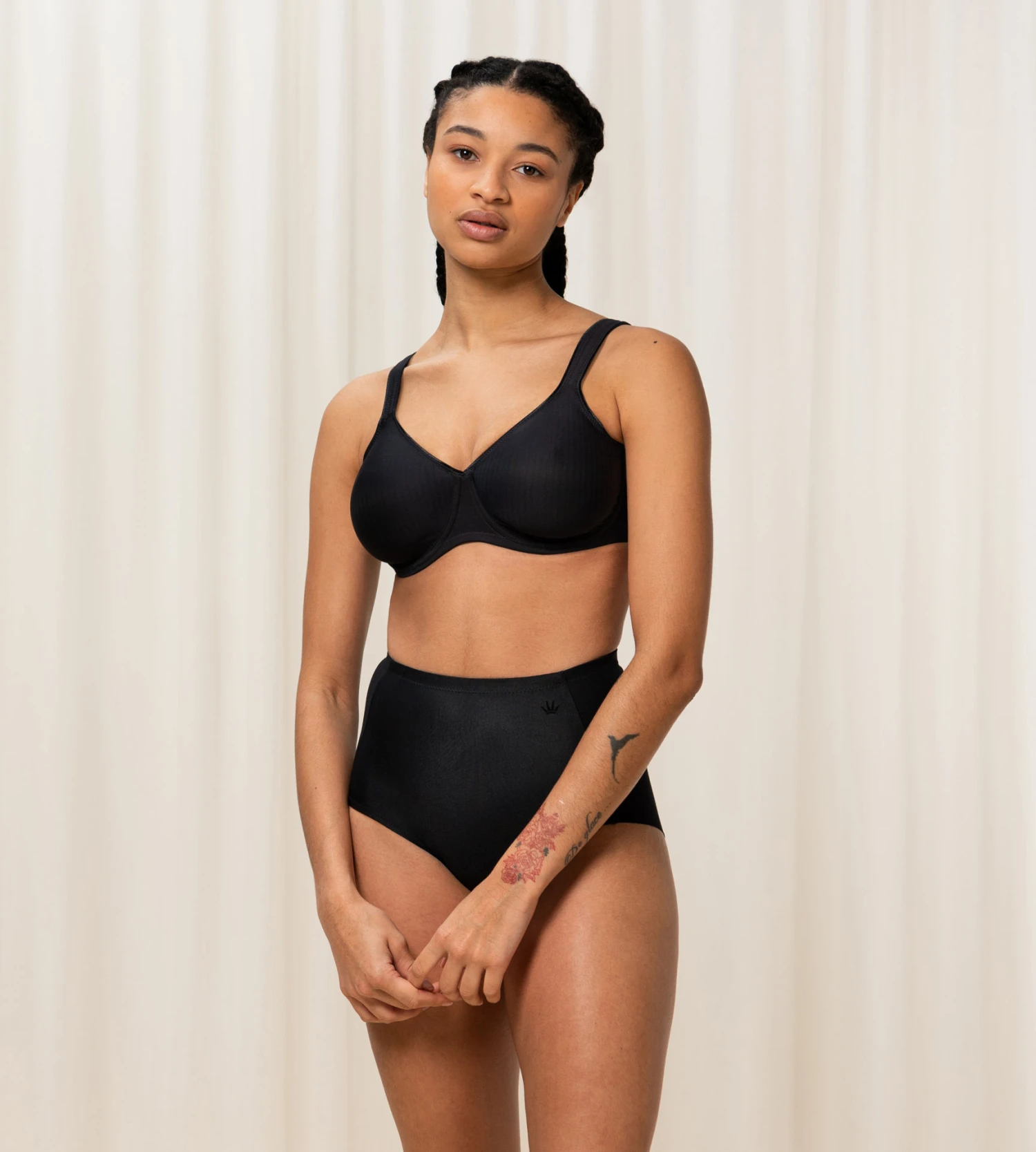 Triumph MODERN SOFT COTTON W BH UTEN VATTERING - SVART 6 Triumph MODERN SOFT COTTON W BH UTEN VATTERING - SVART - Bilde 4