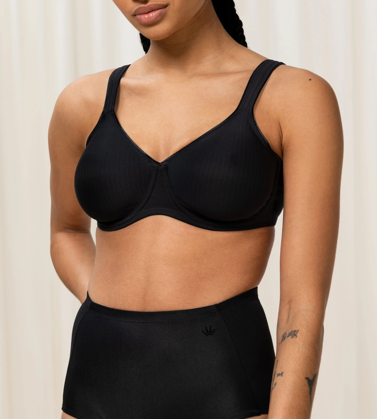 Triumph MODERN SOFT COTTON W BH UTEN VATTERING - SVART 3 Triumph MODERN SOFT COTTON W BH UTEN VATTERING - SVART