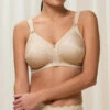 Triumph DOREEN COTTON BH UTEN SPILER - BEIGE -Undertoy Salgsbutikk 3945996 doreen cotton bh uten spiler beige