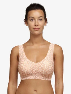 Chantelle SOFT STRETCH BH UTEN BØYLE VATTERT - DYREPRINT