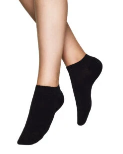 Vogue 2 PK ANKELSOKKER - SVART