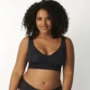 Sloggi ZERO FEEL BRALETTE UTEN SPILE, MED VATTERING - SVART -Undertoy Salgsbutikk 4205079 zero feel bralette uten spile med vattering svart