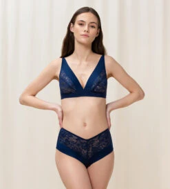 Triumph VIVID SPOTLIGHT N BH UTEN SPILE - BLÅ -Undertoy Salgsbutikk 4220523 vivid spotlight n bh uten spile bla