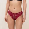 Triumph TEMPTING LACE STRING TRUSE - RØD -Undertoy Salgsbutikk 4266175 tempting lace string truse rod