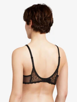 Chantelle WALTZ BALCONETTE BH MED SPILER, UTEN VATTERING - SVART -Undertoy Salgsbutikk 4371297 waltz balconette bh med spiler uten vattering svart