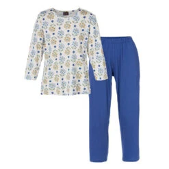 2 DELT PYJAMAS - BLÅ