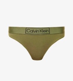 Calvin Klein STRING TRUSE - GRØNN