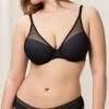 Triumph INFINITE SENSATION BH MED VATTERING - SVART -Undertoy Salgsbutikk 4523503 infinite sensation bh med vattering svart