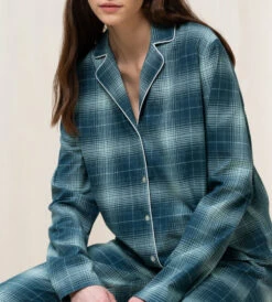 Triumph PYJAMAS MED RUTEMØNSTER - MØRKEBLÅ -Undertoy Salgsbutikk 4640860 pyjamas med rutemonster morkebla