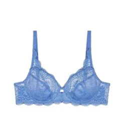 Triumph AMOURETTE W BLONDE BH - BLÅ -Undertoy Salgsbutikk 4656267 amourette w blonde bh bla