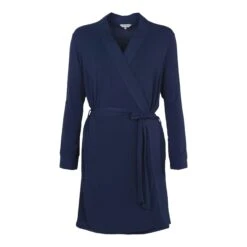 BAMBUS MORGENKÅPE - BLÅ -Undertoy Salgsbutikk 4746650 bambus morgenkape bla