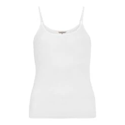 PURE SILK TRØYE MED TYNN STROPP - KREMHVIT -Undertoy Salgsbutikk 4747404 pure silk troye med tynn stropp krem hvit