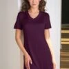 SILKE NATTKJOLE KORT ARM - LILLA -Undertoy Salgsbutikk 4841805 lady avenue silk jersey