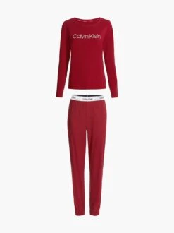 Calvin Klein PYJAMAS - BURGUNDER RØD