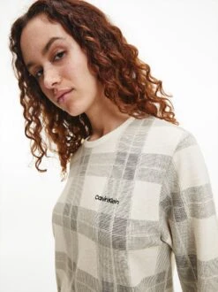 Calvin Klein CREWNECK GENSER - RUTET 9 Calvin Klein CREWNECK GENSER - RUTET -Undertoy Salgsbutikk 4909787 crewneck genser rutet