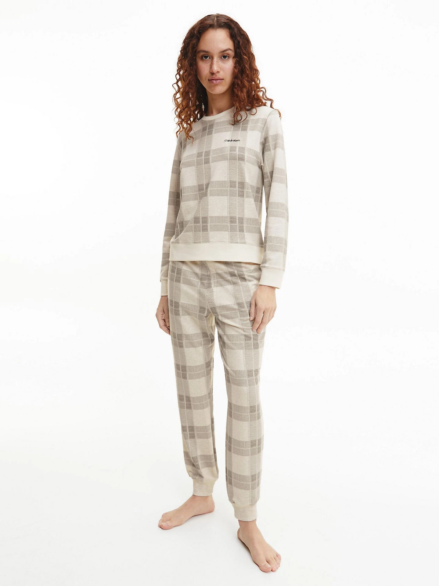 Calvin Klein CREWNECK GENSER - RUTET 6 Calvin Klein CREWNECK GENSER - RUTET - Bilde 4