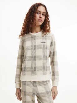 Calvin Klein CREWNECK GENSER - RUTET 11 Calvin Klein CREWNECK GENSER - RUTET -Undertoy Salgsbutikk 4909789 crewneck genser rutet