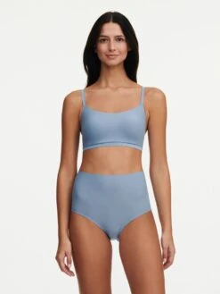 Chantelle SOFT STRETCH SEAMLESS MAXI TRUSE (XL-4XL) - BLÅ -Undertoy Salgsbutikk 5061042 soft strech seamless maxi truse xl 4xl bla