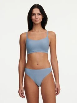 Chantelle SOFT STRETCH SEAMLESS STRING TRUSE - BLÅ -Undertoy Salgsbutikk 5061887 soft stretch seamless string truse bla