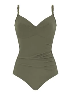 Chantelle EMBLEM BADEDRAKT UTEN VATTERING, MED SPILER - OLIVEN -Undertoy Salgsbutikk 5062237 emblem badedrakt oliven