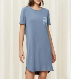 Triumph CLIMATE NATTKJOLE - BLÅ -Undertoy Salgsbutikk 5062466 climate nattkjole bla