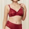 Triumph LADYFORM SOFT W MINIMIZER BH - RØD -Undertoy Salgsbutikk 5075021 ladyform soft w minimizer bh rod
