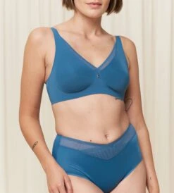 Triumph TRUE SHAPE SENSATION N SPILELØS BH - BLÅ